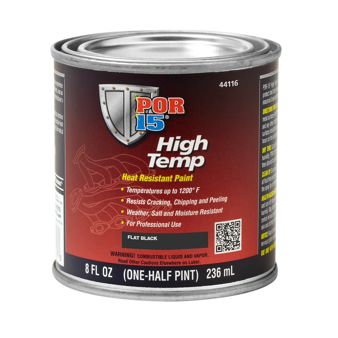 44116 – POR 15 Paint, For Use On High Temperature Applications Such As High Heat Stacks/ Boiler Jackets Or Breechings...